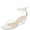 Liliana Shoes Jade02 White Women's Heel