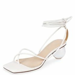 Liliana Shoes Jade02 White Women's Heel
