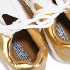 CAPE ROBBIN What's New Luna9 Gold Women's Flat