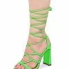 Liliana What's New Odette33 Green Women's Heel