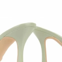 CAPE ROBBIN What's New Wave It Sage Square Open Toe Woven Mule Heel