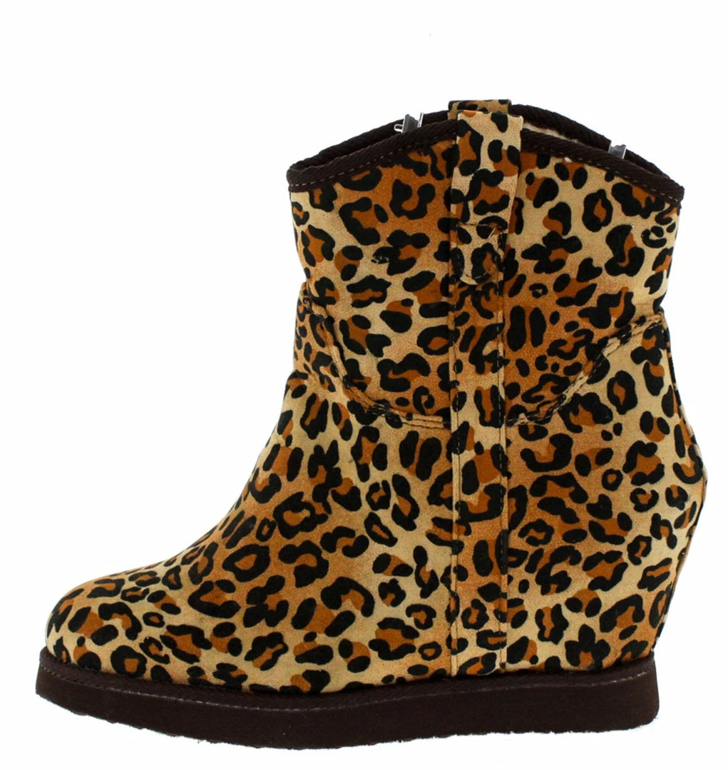 QUPID Boots WYNTER-1 CAMEL LEOPARD VELVET BOOT 3 QUPID Boots WYNTER-1 CAMEL LEOPARD VELVET BOOT