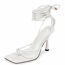 Liliana Samantha049 White Women's Heel