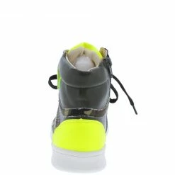 In Touch Kathleen220 Camo Two Tone Lace Up Sneaker Boot