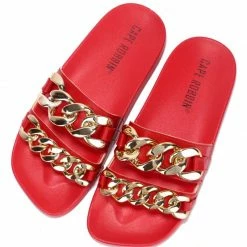 CAPE ROBBIN Zealand Red Women's Sandal