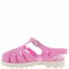 Forever Link Zuri01k Pink Caged Jelly Kids Flat Little Princess