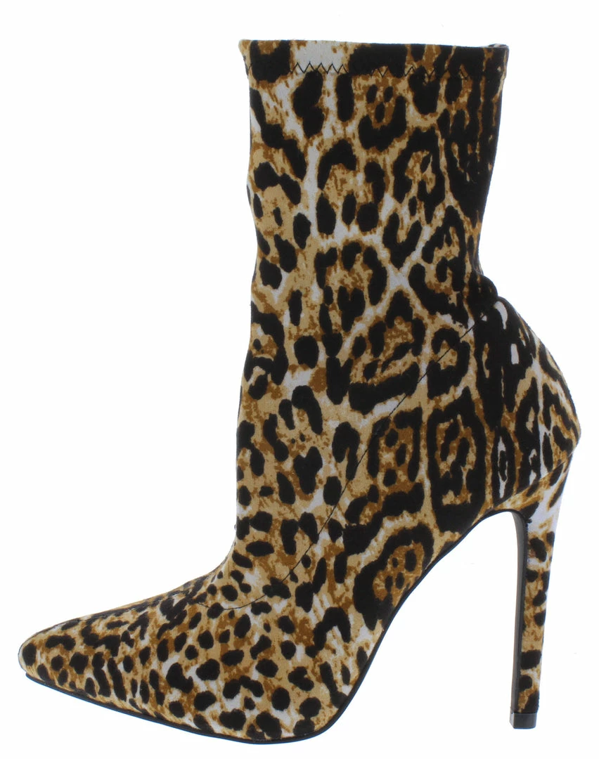 MACHI What's New Arla Tan Black Pointed Toe Stiletto Ankle Boot 3 MACHI What's New Arla Tan Black Pointed Toe Stiletto Ankle Boot