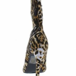 MACHI What's New Arla Tan Black Pointed Toe Stiletto Ankle Boot 7 MACHI What's New Arla Tan Black Pointed Toe Stiletto Ankle Boot