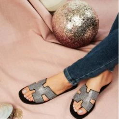 Mata Bloomers Black Women's Sandal