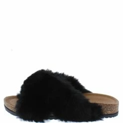 CAPE ROBBIN Chillion Black Women's Sandal Shoes