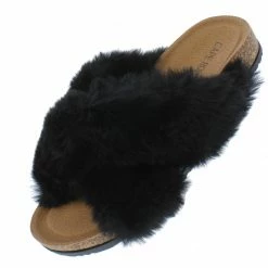 CAPE ROBBIN Chillion Black Women's Sandal Shoes