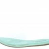 Legend Clover135c Mint Crocodile Clear Open Toe Slide Sandal