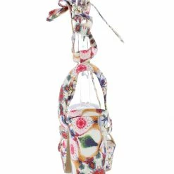 JP Shoes Compose04 Blush Strappy Open Toe Ankle Wrap Platform Heel