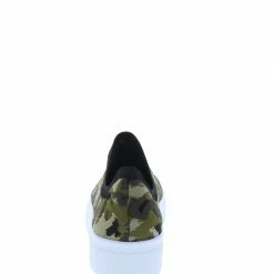 Liliana Marilyn130 Camouflage Round Toe Slip On Sneaker Flat