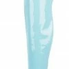 CAPE ROBBIN Dalen Blue Pat Pointed Toe Thigh High Stiletto Boot Boots