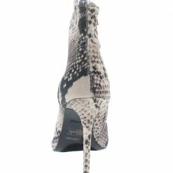 JP Dashing37 Snake Peep Toe Stiletto Ankle Boot