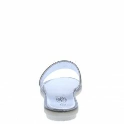 Summer Rio Isabella021 Silver Star Rhinestone Flat Mule Slide Sandal What's New