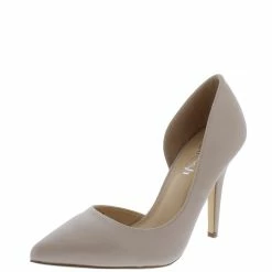 WESTWOOD Donna03 Natural Pointed Toe Half Dorsay Pump Heel What's New