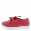 In Touch Marilyn044 Coral Kids Wingtip Lace Up Sneaker Flat Little Princess