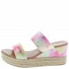 JP Fatal12 Tie Dye Dual Strap Open Toe Espadrille Wedge What's New