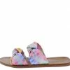 JP Fullmoon61 Pink Multi Tie Dye Knotted Dual Strap Sandal What's New