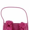 Lemonade Perry054 Pink Knotted Front Strap Mini Square Handbag Accessories