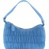 Lemonade Emily076 Blue Ruched Top Zip Mini Shoulder Handbag Accessories