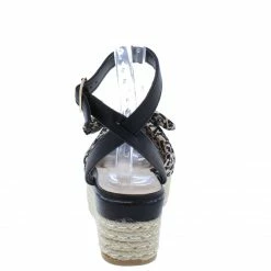 JP Infinity64 Cheetah Pleat Knotted Bow Platform Espadrille Wedge 7 JP Infinity64 Cheetah Pleat Knotted Bow Platform Espadrille Wedge