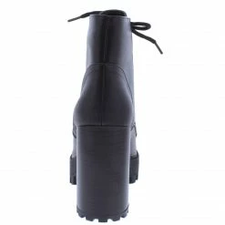 JP Intense11 Brown Pu Lace Up Lug Sole Ankle Boot What's New