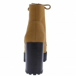 JP Intense11 Honey Wheat Nubuck Lace Up Lug Sole Ankle Boot Boots