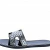 Legend Jacelyn25 Black Geo Mirror Embellished Open Toe Slide Sandal What's New 2 Legend Jacelyn25 Black Geo Mirror Embellished Open Toe Slide Sandal What's New