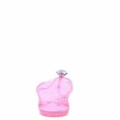 Liliana Shoes Sandra018 Pink Rhinestone Open Toe Thong Slide Sandal