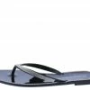 Legend Jinx01 Black Embellished Thong Open Toe Flat Slide Sandal What's New