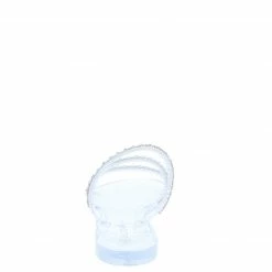 Legend Joanie235 Clear Sparkle Multi Strap Open Toe Slide On Flat What's New