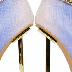 CAPE ROBBIN Joelle Multi Pointed Toe Ankle Chain Metal Heel Boot Boots