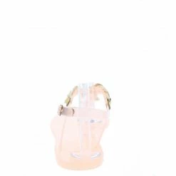 Legend Jolie20 Nude Sparkle Chain Ankle Strap Thong Jelly Sandal What's New