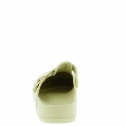 CAPE ROBBIN Shoes Koosh Cream Round Toe Buckle Strap Mule Flat Sandal