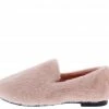 Mata Laid Back Mauve Faux Fur Loafer Flat