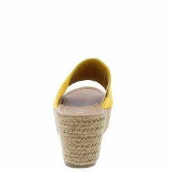 WESTWOOD Shoes Melrose03 Yellow Open Toe Platform Espadrille Wedge