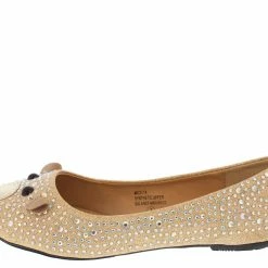 In Touch Mice1a Gold Mice Rhinestone Flat