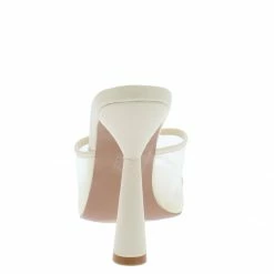 MACHI Minnan Nude Square Open Toe Mesh Mule Heel What's New