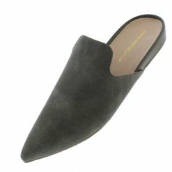 Shoe Republica Shoes Miura Olive Pointed Toe Loafer Slide On Flat