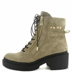 CAPE ROBBIN Modern Punk Khaki Women's Boot Boots
