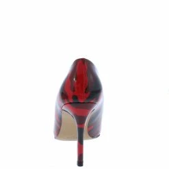Weeboo What's New Monica4 Camouflage Red Pointed Toe Stiletto Heel