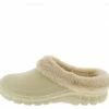 Lemonade Shoes Muffin Bone Faux Fur Slide On Lug Sole Slipper Flat