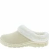Lemonade What's New Muffin Cream Faux Fur Slide On Lug Sole Slipper Flat