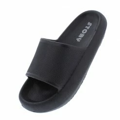 WESTWOOD Noca01 Black Open Toe Low Platform Slide Sandal What's New