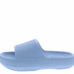 WESTWOOD What's New Noca01 Blue Open Toe Low Platform Slide Sandal