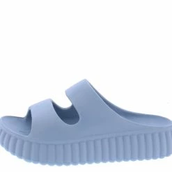 WESTWOOD What's New Noca02 Blue Cut Out Open Toe Chunky Slide Sandal