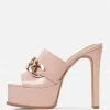 CAPE ROBBIN No Chill Nude Women's Heel Shoes